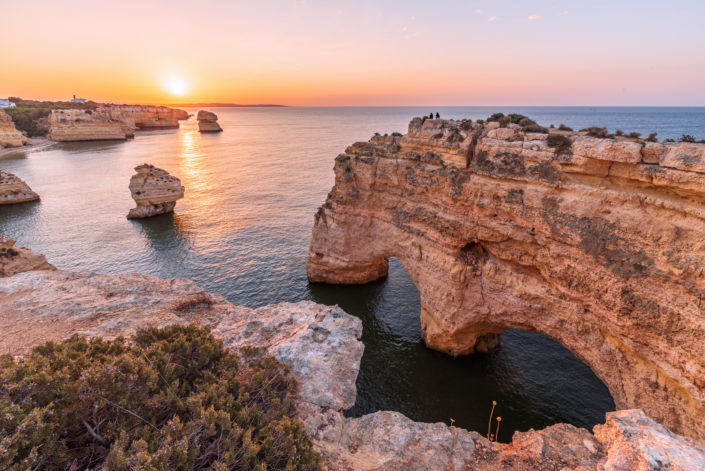 Algarve Herz Sonnenaufgang