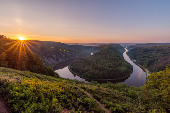 Saarschleife Sonnenaufgang