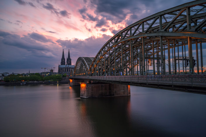 Köln Sonnenuntergang