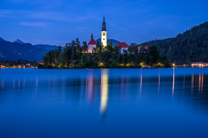 Slowenien Bled Insel Kirche