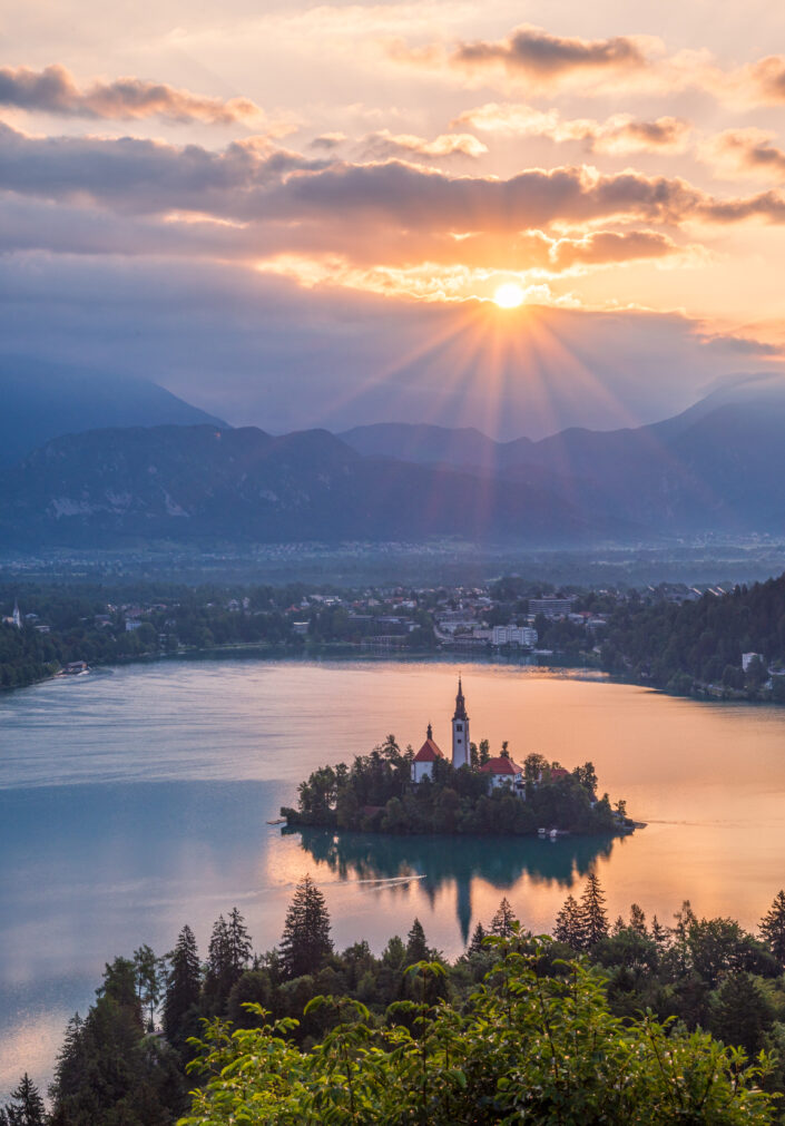Slowenien Bled Ojstrica-Aussichtspunkt
