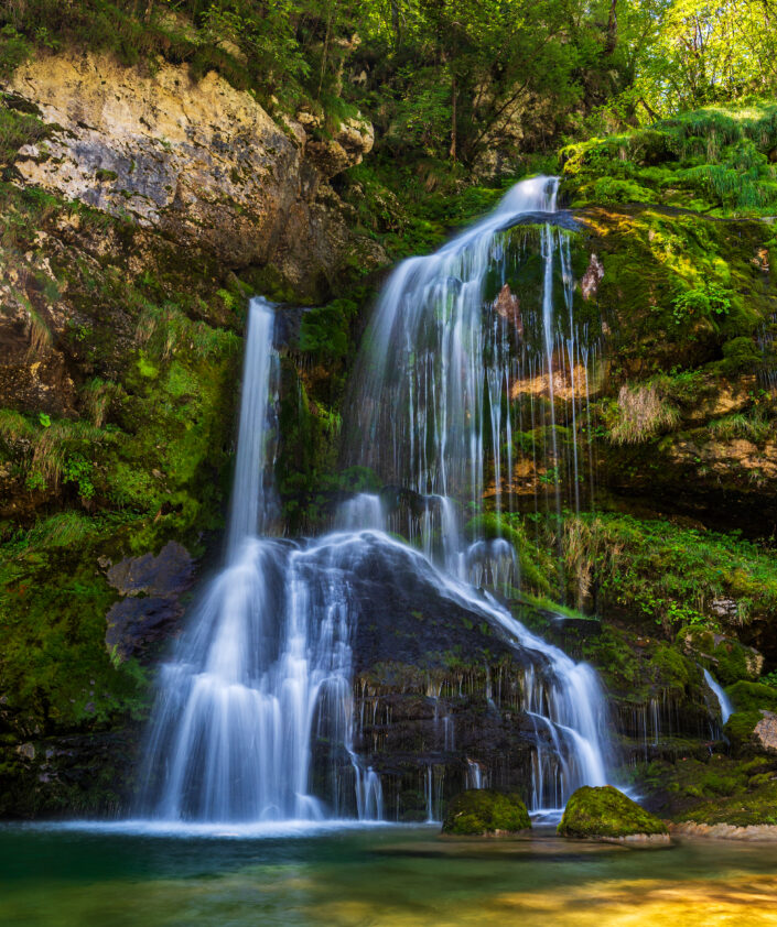 Slowenien Wasserfall Slap Virje