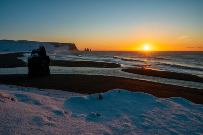 Island Sonnenaufgang Vik