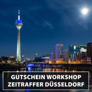 Gutschein Zeitraffer Fotografie Düsseldorf Medienhafen Workshop