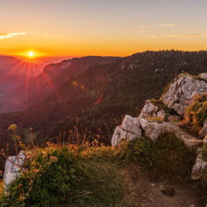 Schweiz Sonnenaufgang